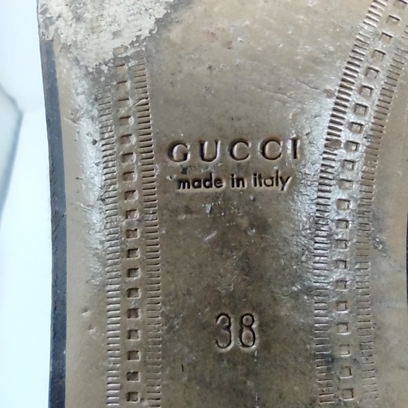 Gucci 38 Jordaan Supreme GG monogram logo canvas leather loafers - Picture 11 of 12